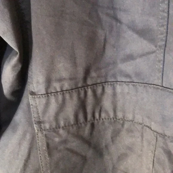 Navy blue Zara men’s raincoat - Long Jacket - Picture 8 of 12